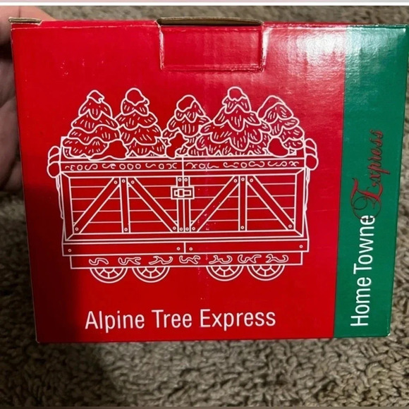 NIB 1998Vintage JC Penney Alpine Tree Express Home Towne Christmas Tree Train - Picture 4 of 8